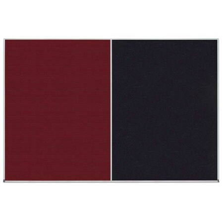 United Visual Products Enclosed Corkboard, 1 Door, 18"x24", 4" Fra UV3407-WHITE-FORBO